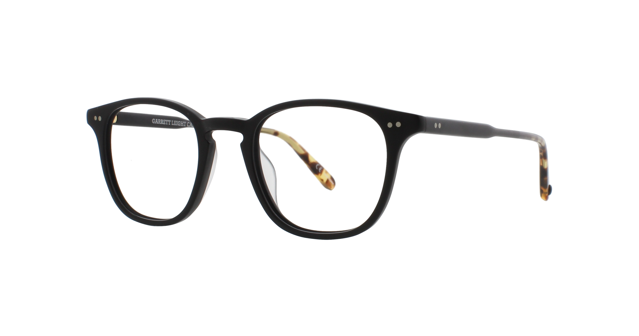 CLARK — Matte Black-Matte Black Dark Tortoise Fade