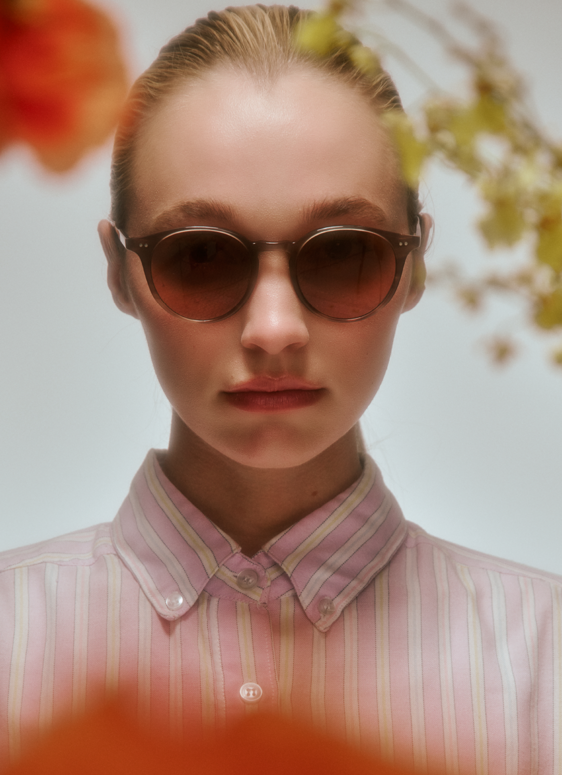 CLUNE SUN — Nude/Semi-Flat Pink Haze Mirror