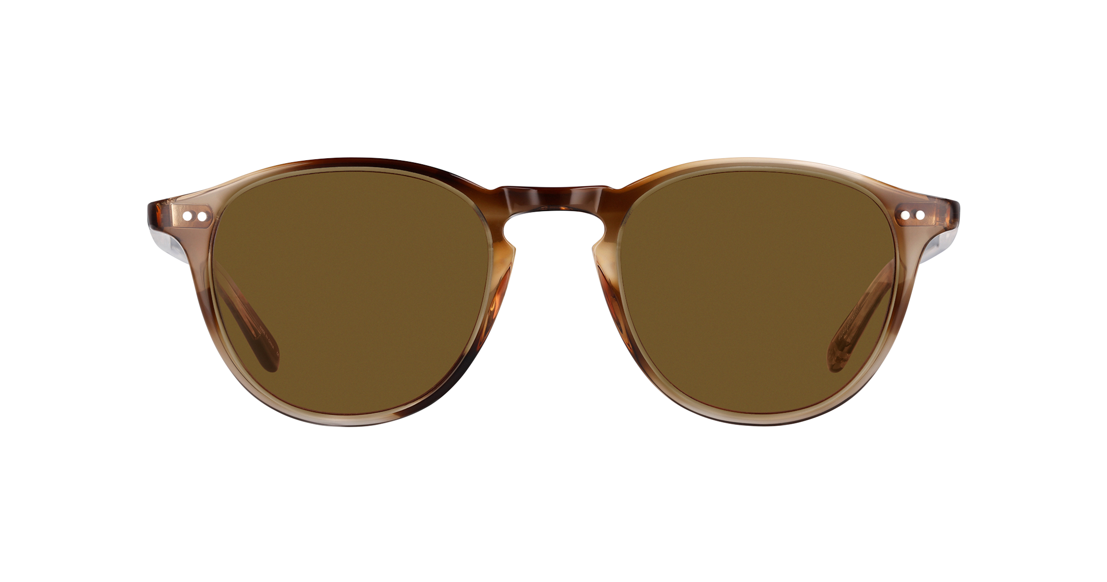 HAMPTON SUN — Khaki Tortoise/Semi-Flat Pure Coffee